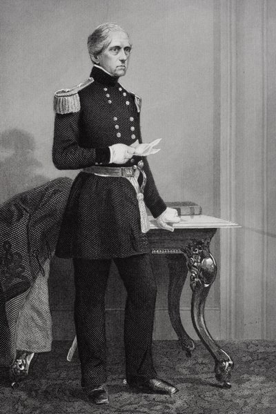 Portrait de John Ellis Wool (1784-1869) - Alonzo Chappel
